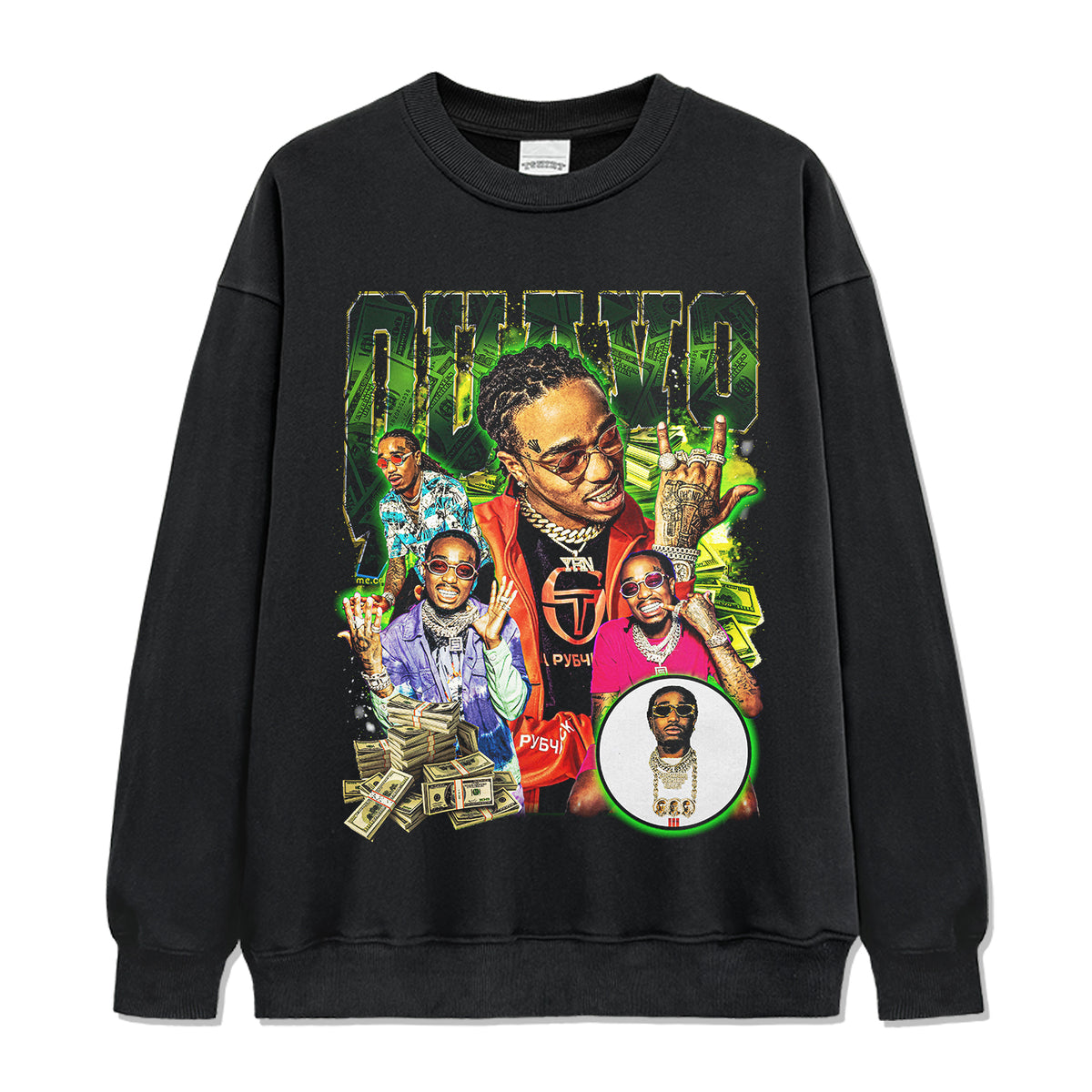 Quavo Sweatshirt in heavyweight 240gsm cotton