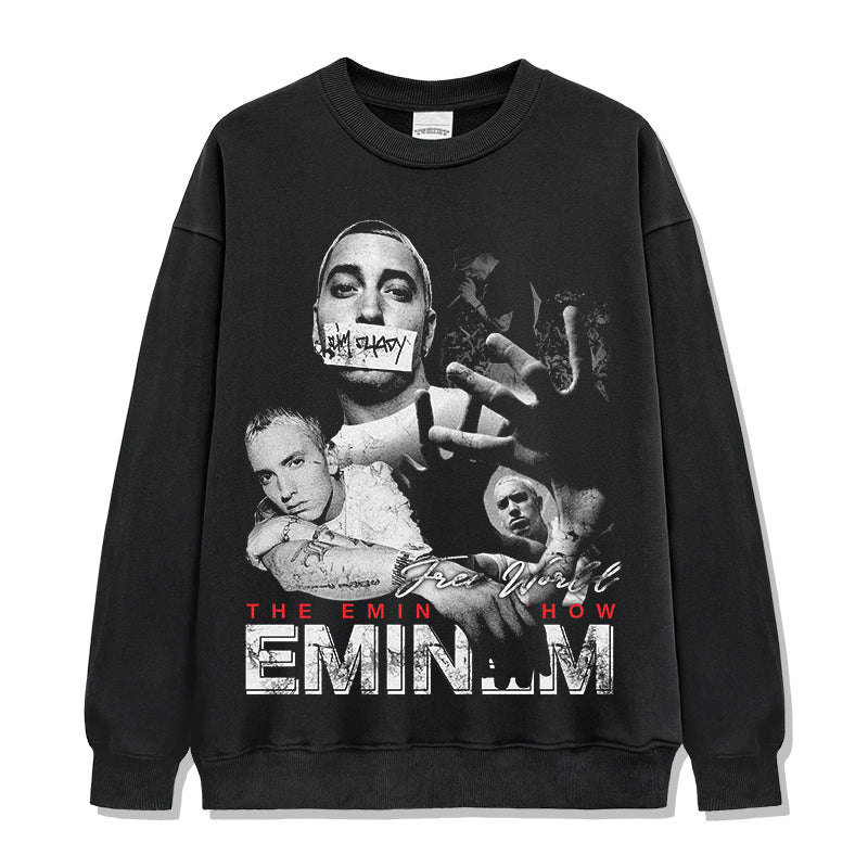 The Eminem Show By Eminem Sweatshirt tribute tee in heavyweight cotton