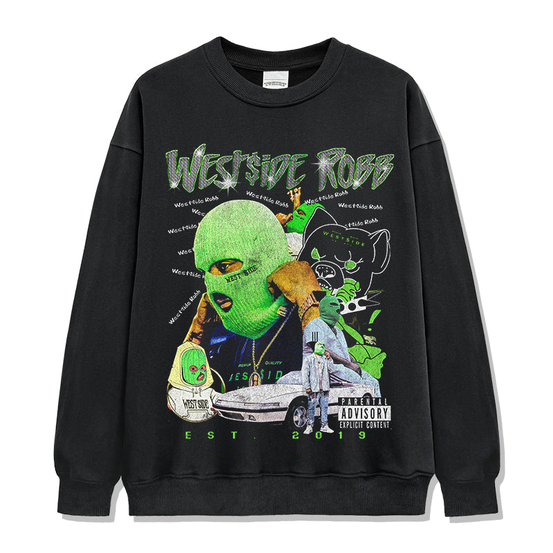 West Side By Robb Sweatshirt tribute tee in heavyweight cotton