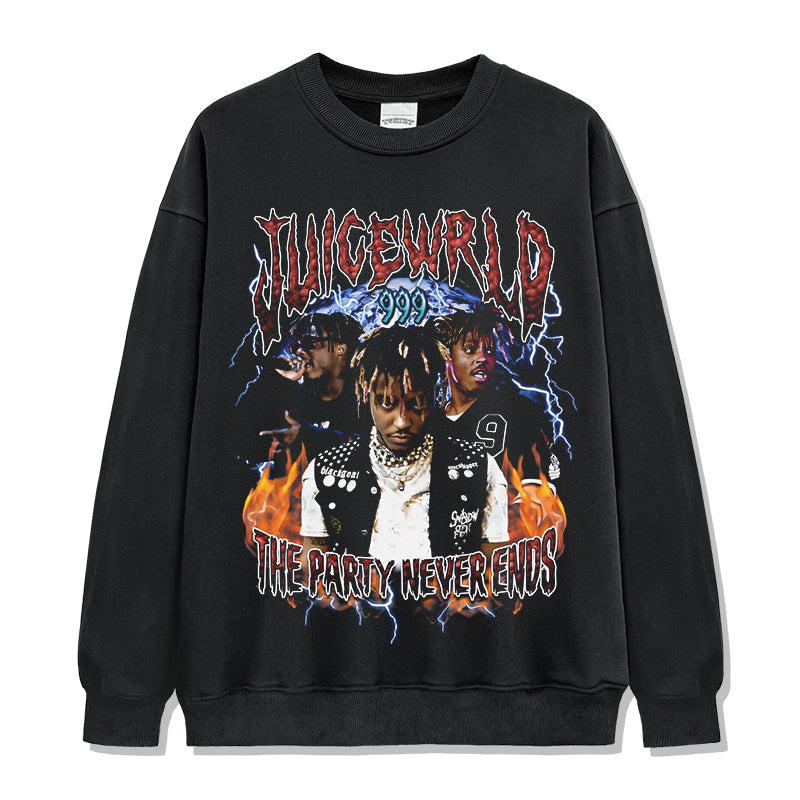 The Party Never Ends By Juice Wrld  Sweatshirt