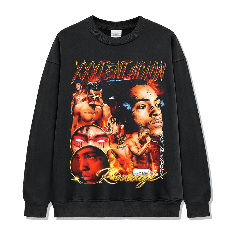 XXXTentacion Sweatshirt tribute tee in heavyweight cotton