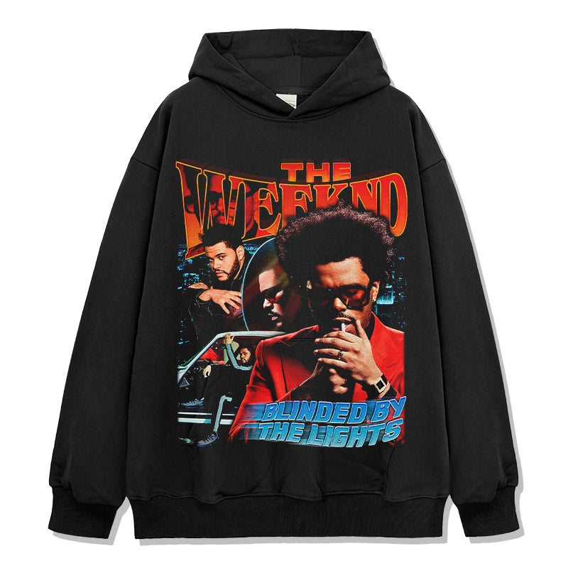 The Weeknd Hoodie tribute hoodie in heavyweight cotton