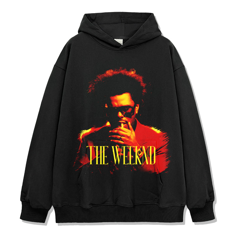 The Weeknd Hoodie tribute hoodie in heavyweight cotton