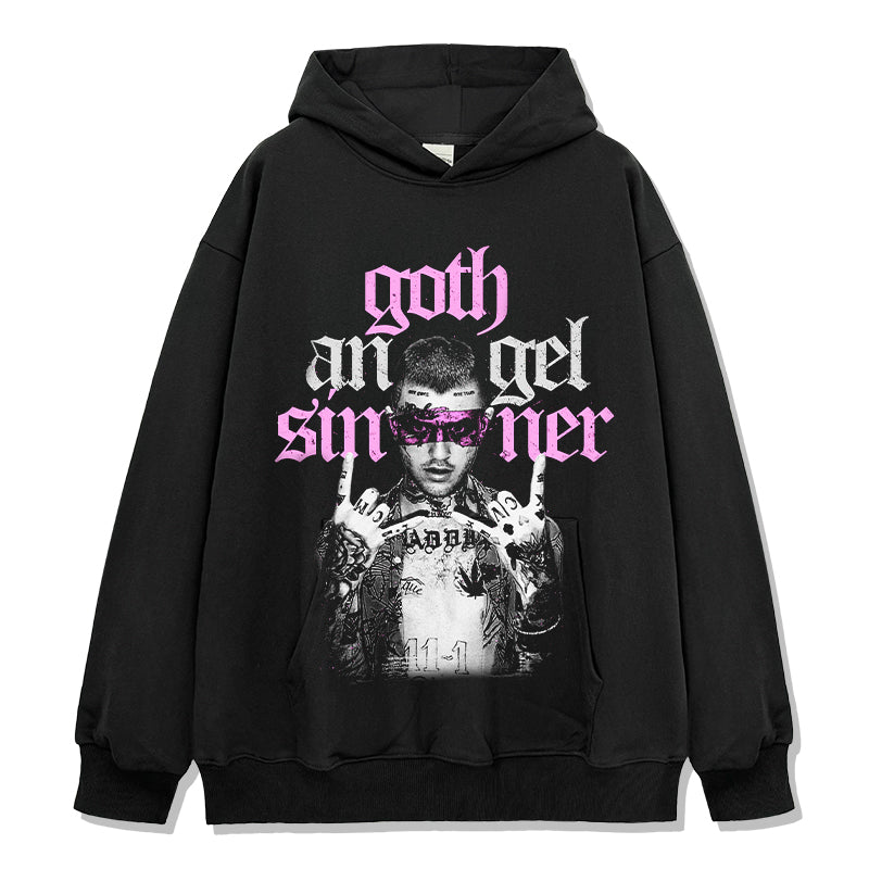 Goth Angel Sinner By Lil Peep Hoodie