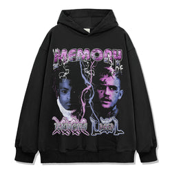 Memory By XXXTentacion & Lil Peep Hoodie tribute hoodie in heavyweight cotton