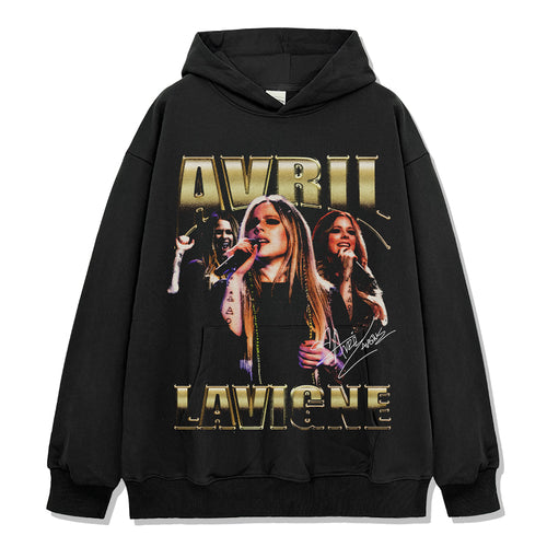 Avril Lavigne Hoodie in heavyweight 240gsm cotton