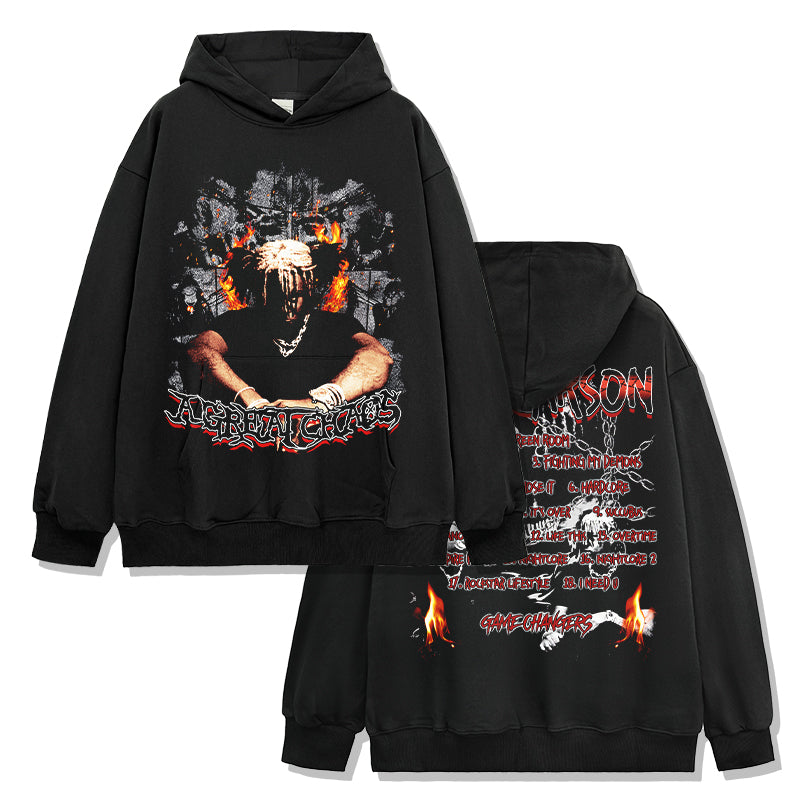 Ken Carson Hoodie tribute hoodie in heavyweight cotton