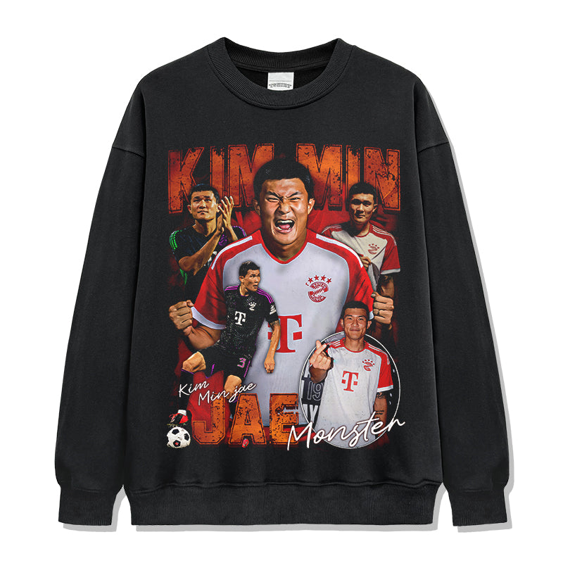Kim Min Jae "Monster" Sweatshirt tribute tee in heavyweight cotton