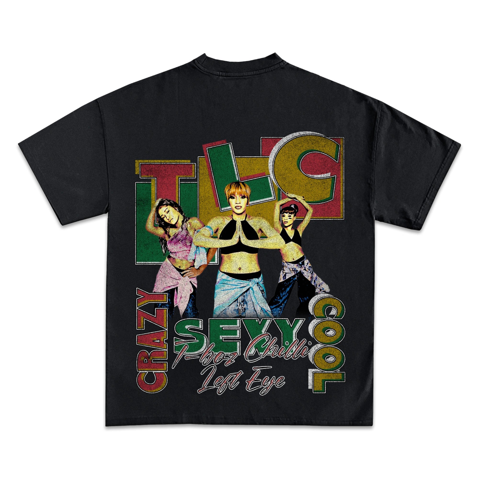 TLC No Scrubs Back Design Graphic TEE