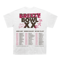 Chris Brown "Breezy Bowl" Back Design Graphic TEE