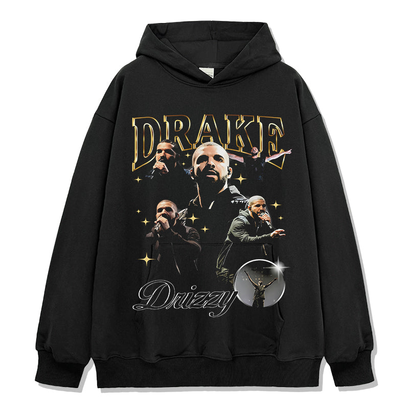 Drizzy Drake Hoodie tribute hoodie in heavyweight cotton