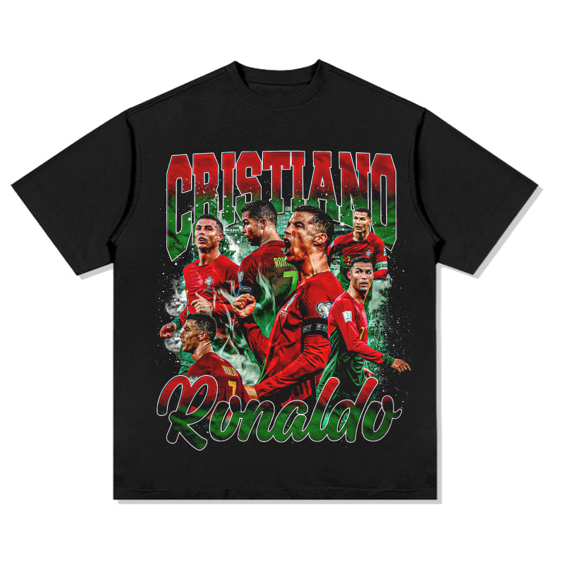 Cristiano Ronaldo Tee tribute tee in heavyweight cotton