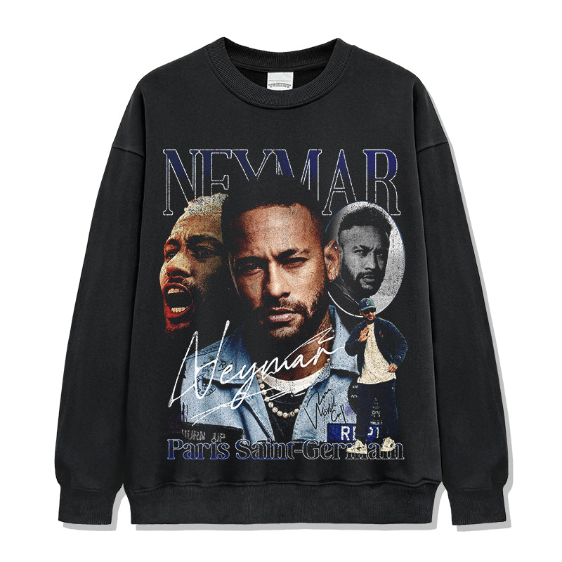 Neymar “Signature” Sweatshirt tribute tee in heavyweight cotton