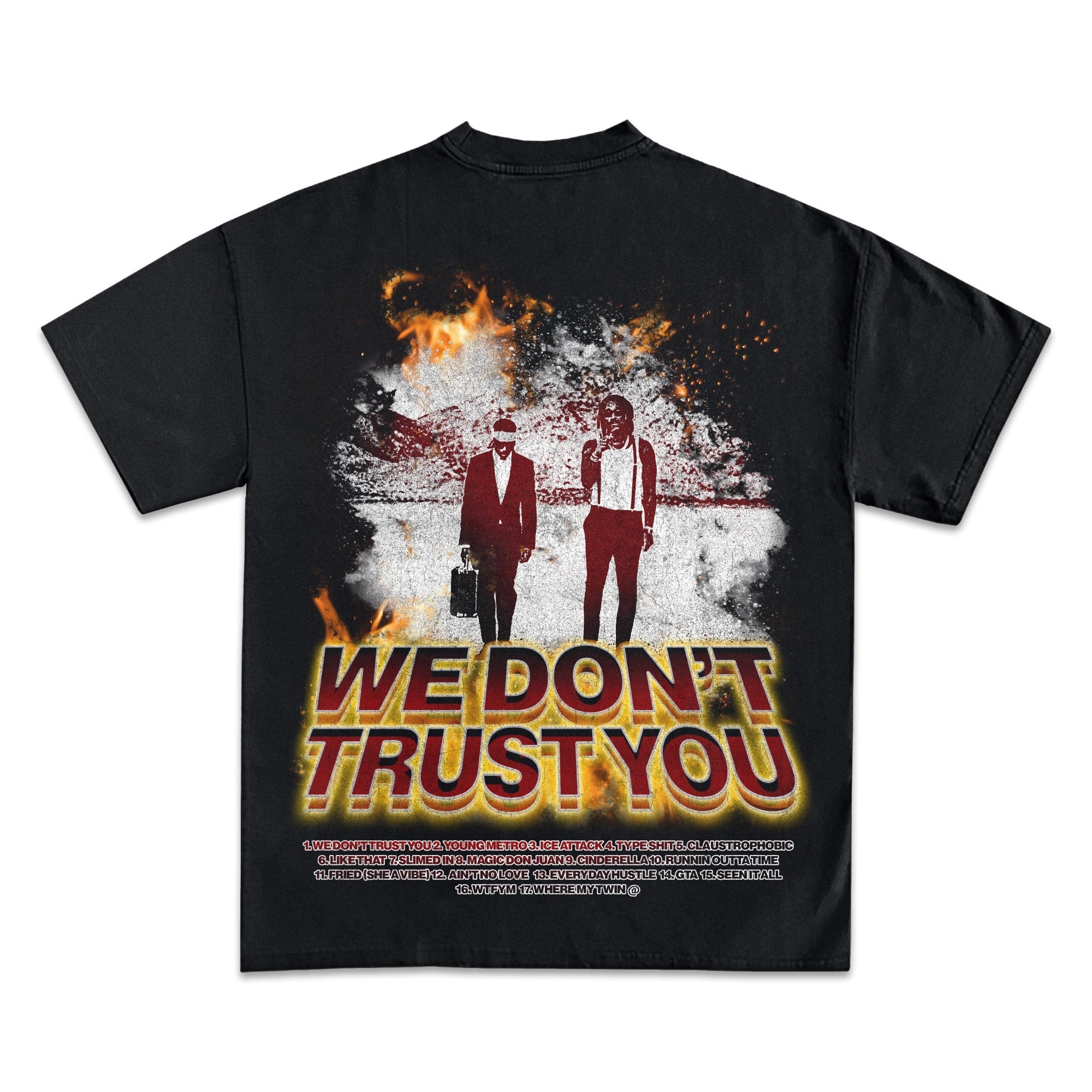 Future & Metro Boomin "We Don't Trust You" Back Design Graphic TEE