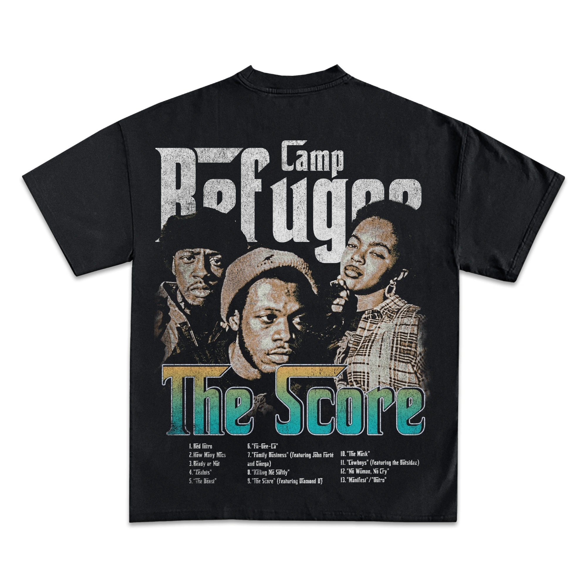 The Fugees Back Design Graphic TEE