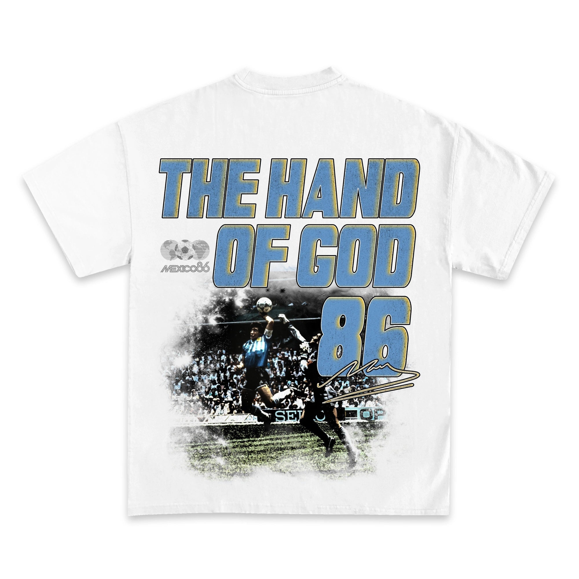Diego Maradona Back Design Graphic TEE