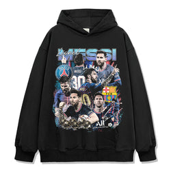 Lionel Messi “Signature” Hoodie in heavyweight 240gsm cotton