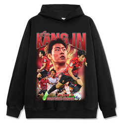 Lee Kang-In "Paris Saint-Germain"Hoodie in heavyweight 240gsm cotton