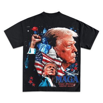 Donald Trump Back Design Graphic TEE