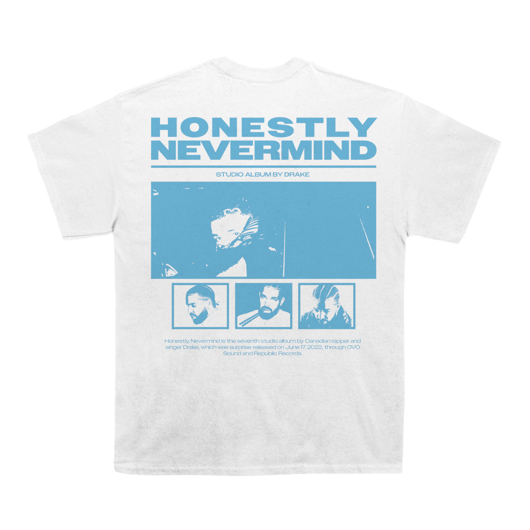 Drake "Honestly Nevermind" Back Design TEE