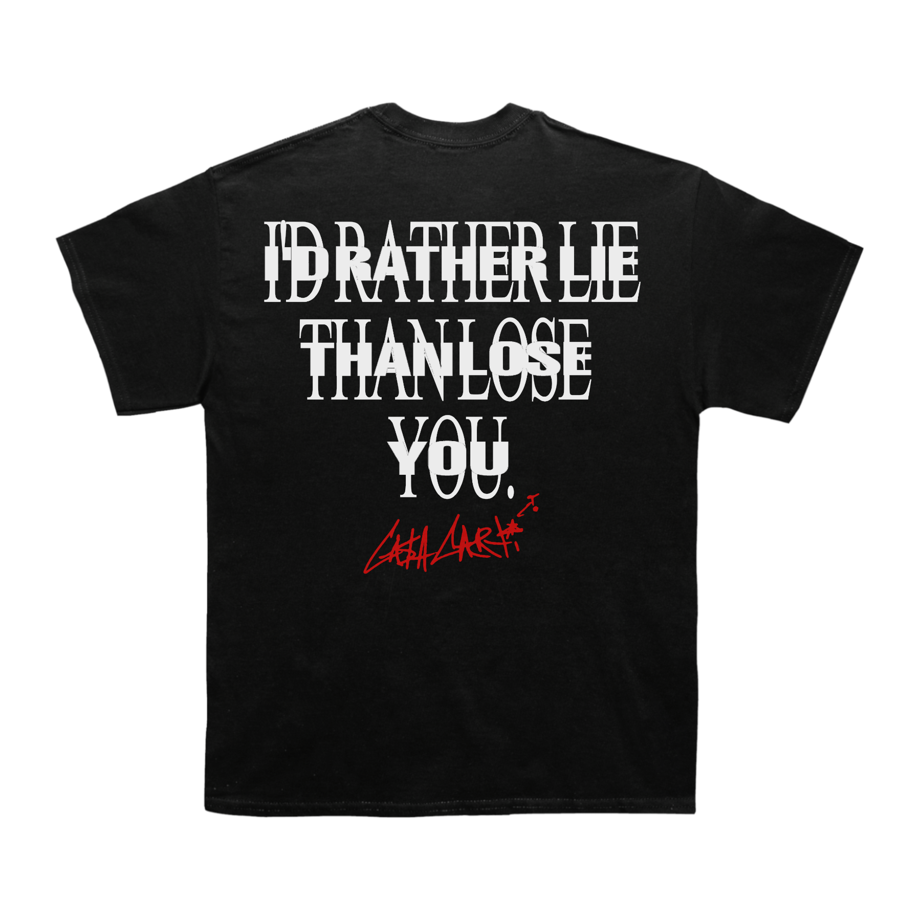 Playboi Carti "Rather Lie" Back Design TEE