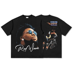 We Went From Rags Riches By Rod Wave Signature Tee in heavyweight 240gsm cotton