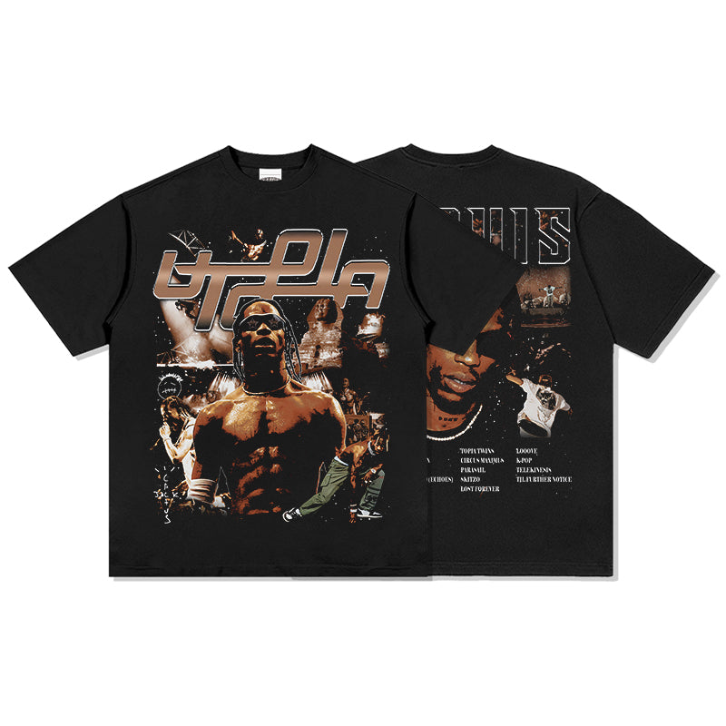 Utopia By Travis Scott Tee tribute tee in heavyweight cotton