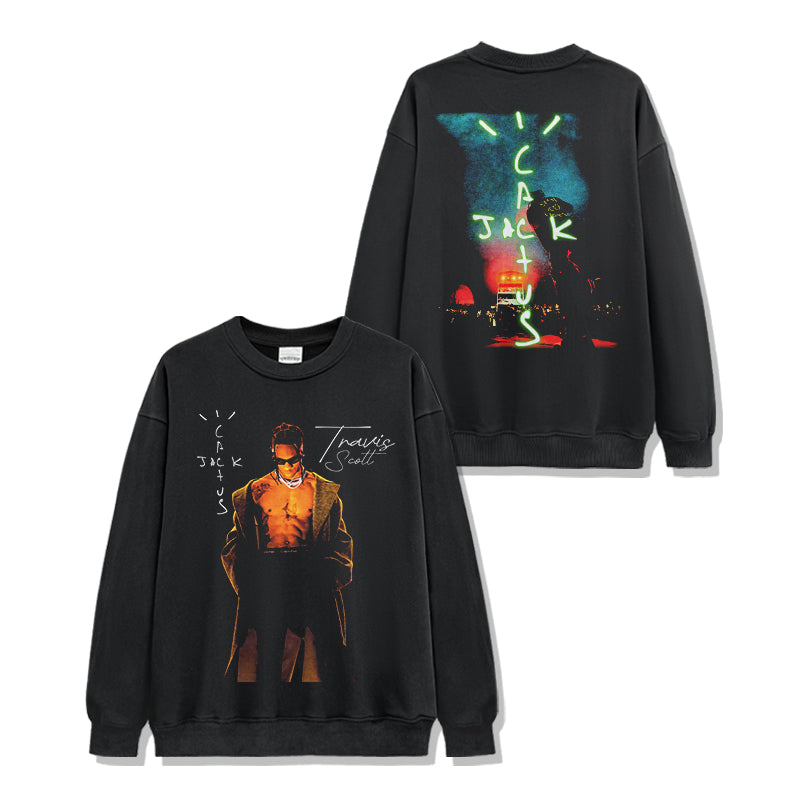 Travis Scott Sweatshirt tribute tee in heavyweight cotton