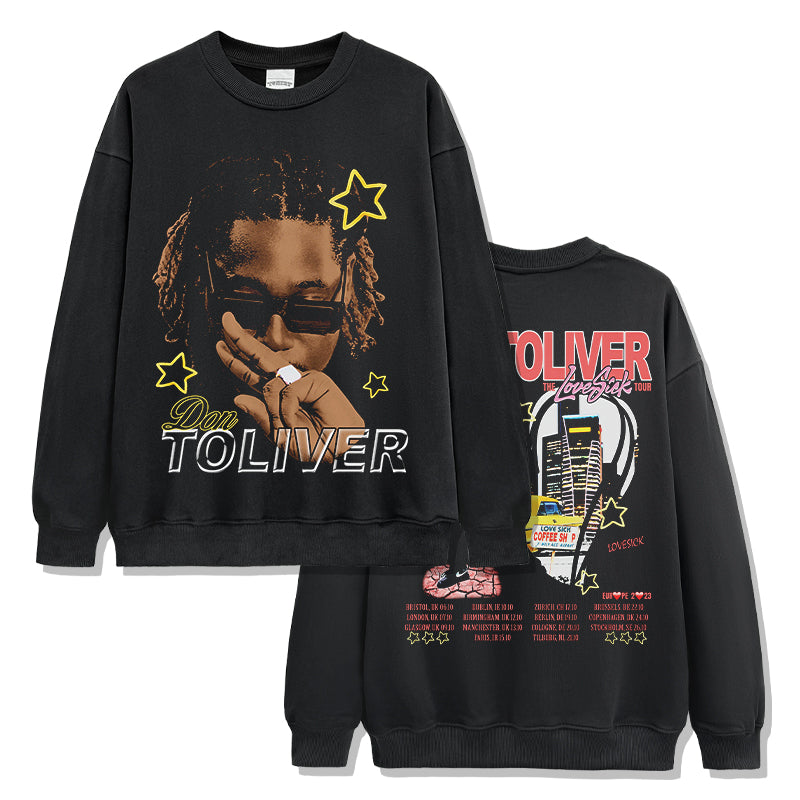 Don Toliver Sweatshirt tribute tee in heavyweight cotton