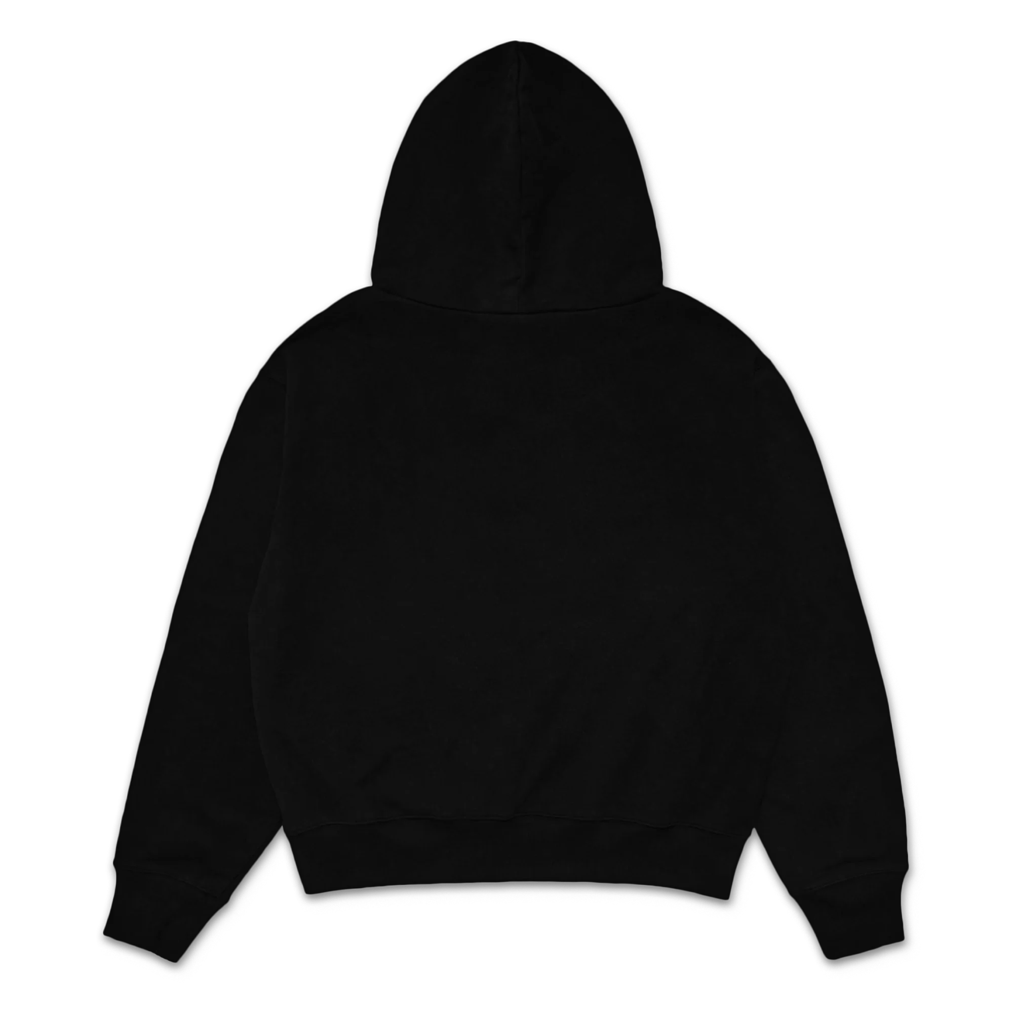 Custom Print Hoodie — Black back