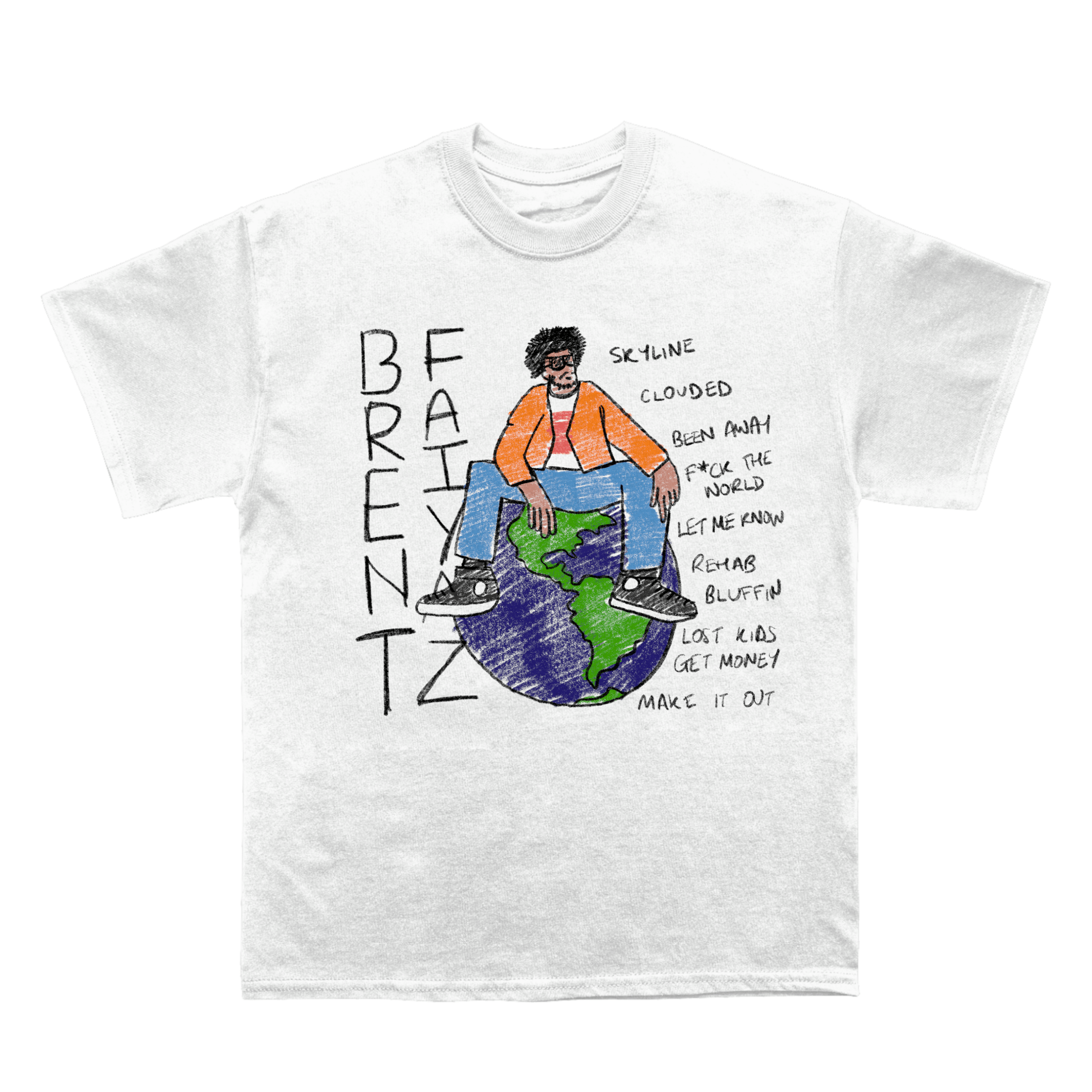 Brent Faiyaz "Sketchbook" TEE - view 2