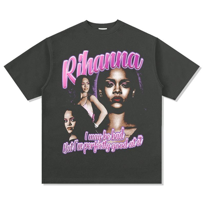 I may be bad but I'm perfectly good at it By Rihanna Tee - view 2