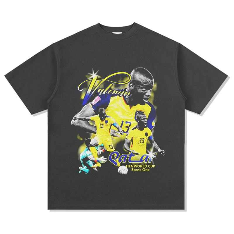 Valencia "Qatar fifa world cup" Tee - view 2