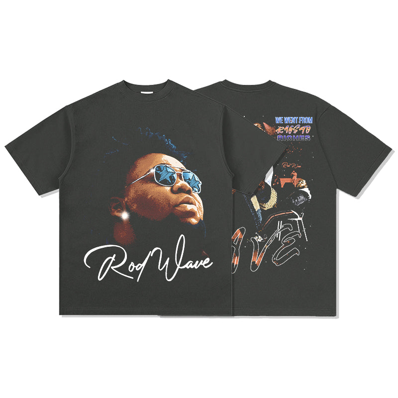We Went From Rags Riches By Rod Wave Signature Tee