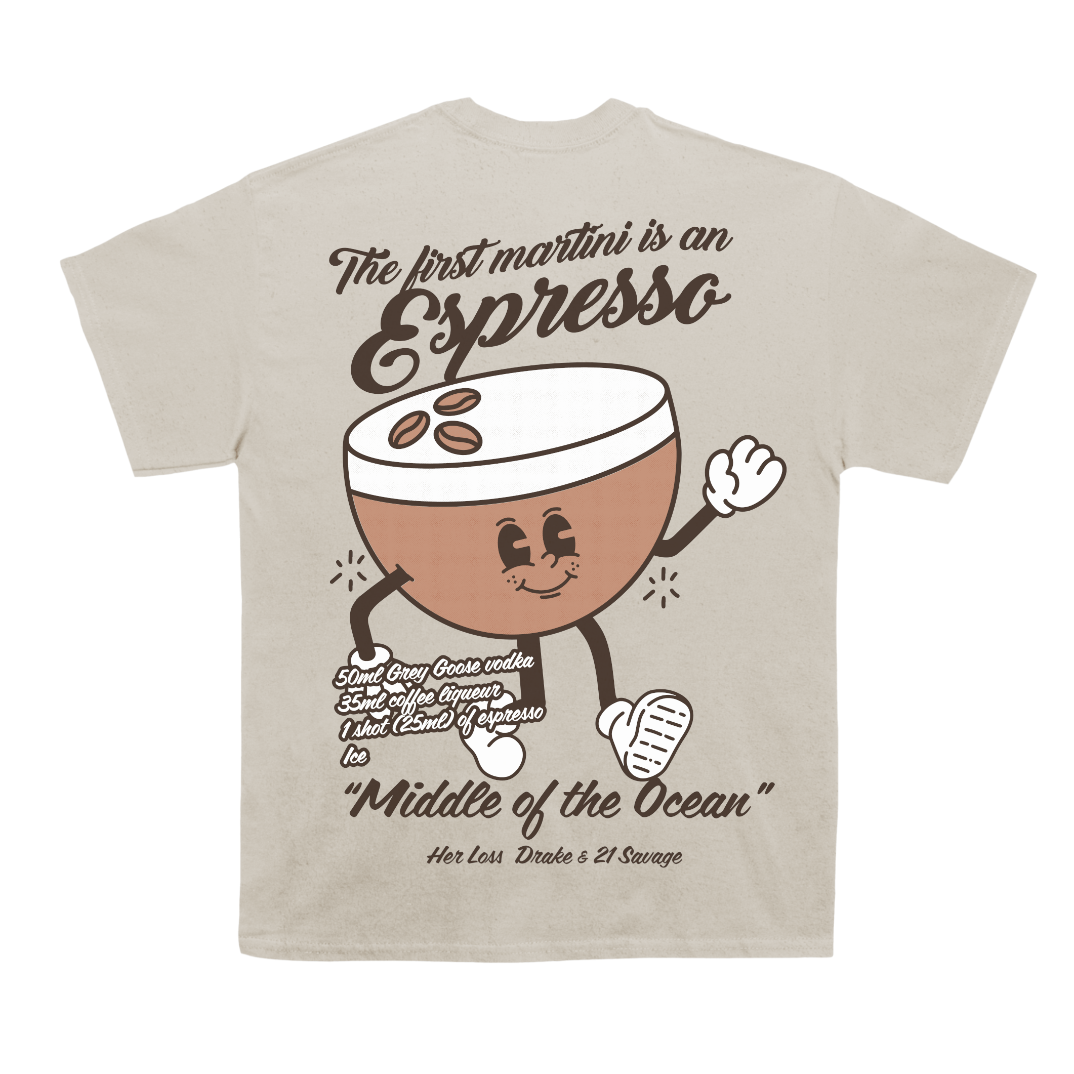 Drizzy " Espresso Martini " Back Design Tee - view 4