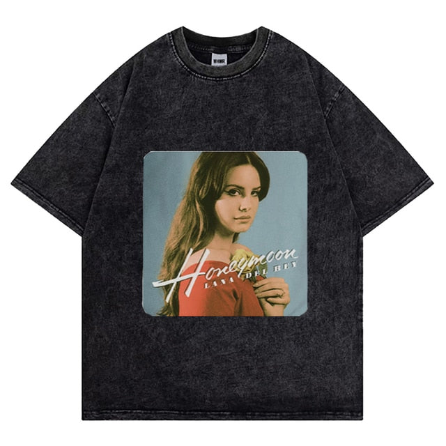 Lana Del Rey Dyed T-Shirt - 6ixmerchandise