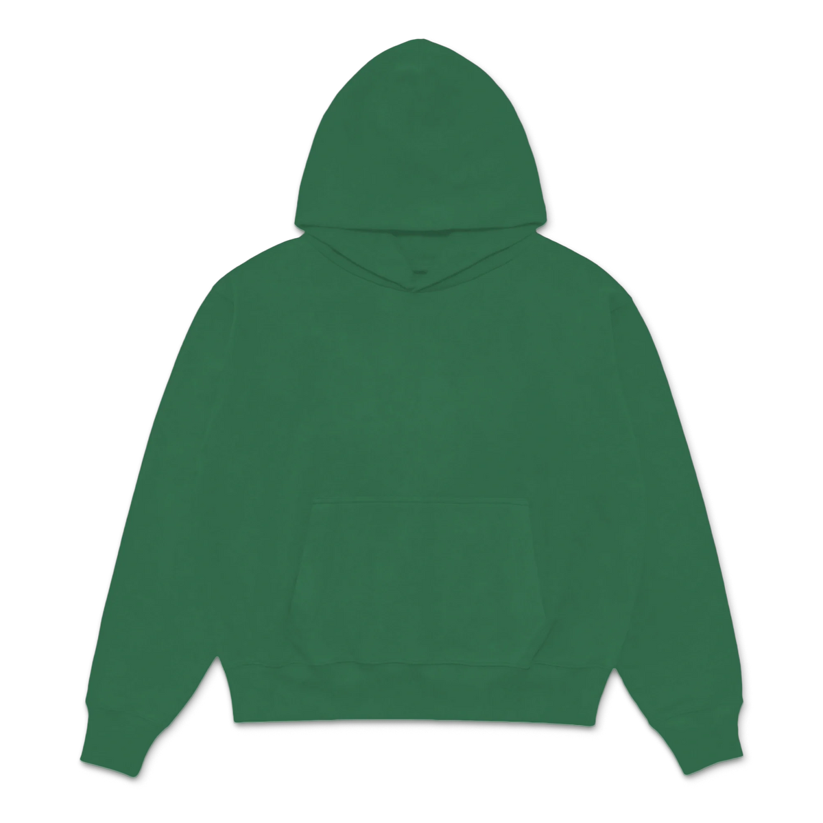 Custom Print Hoodie — Forest Green front