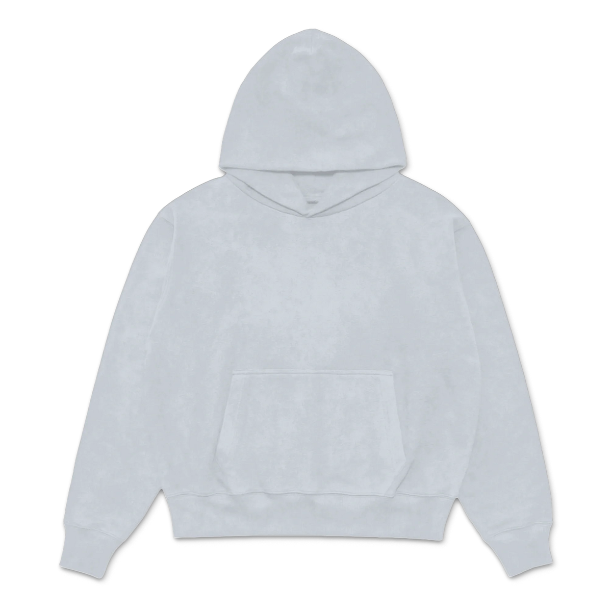 Custom Print Hoodie — Heather Grey front