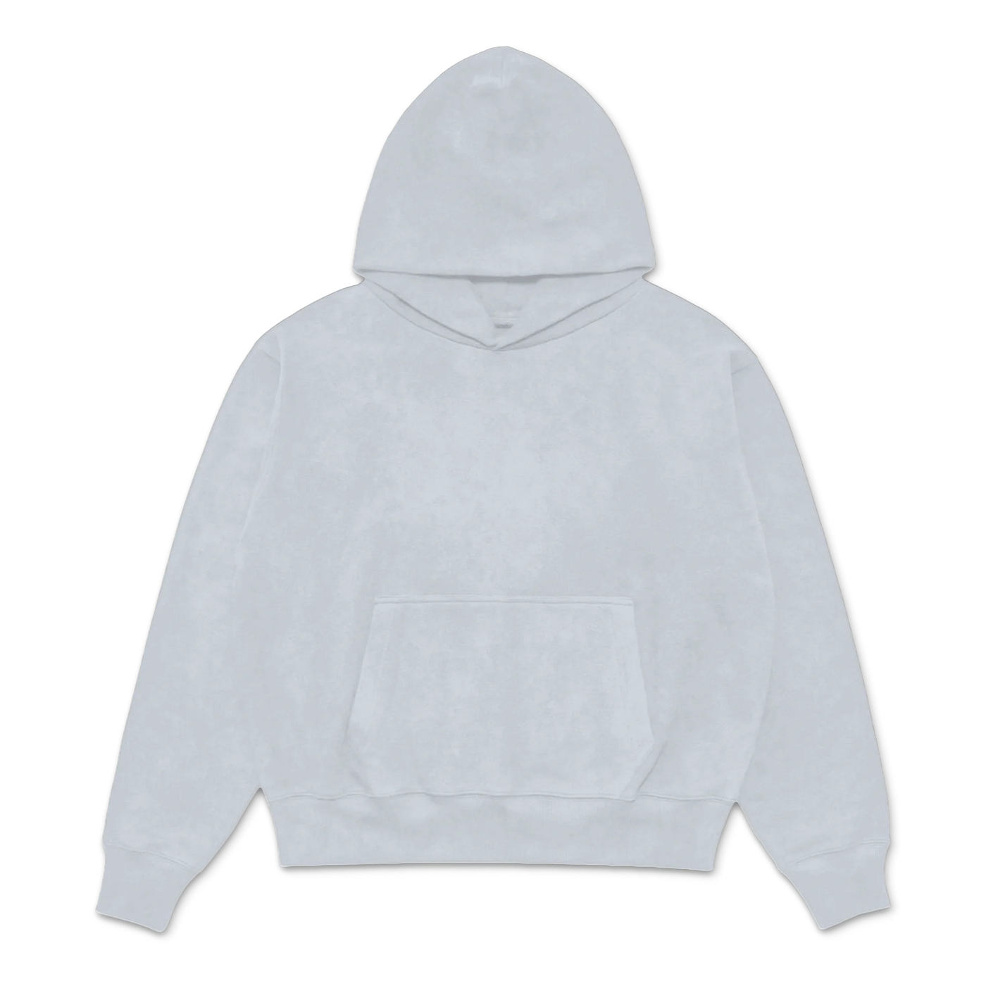 Custom Print Hoodie — Heather Grey front