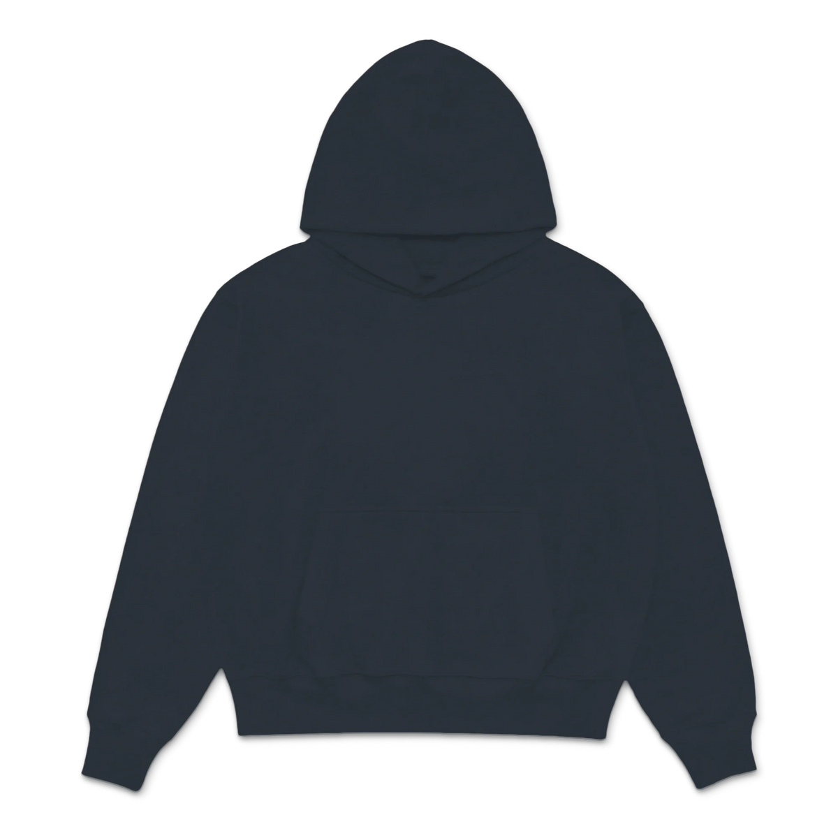 Custom Print Hoodie — Navy front