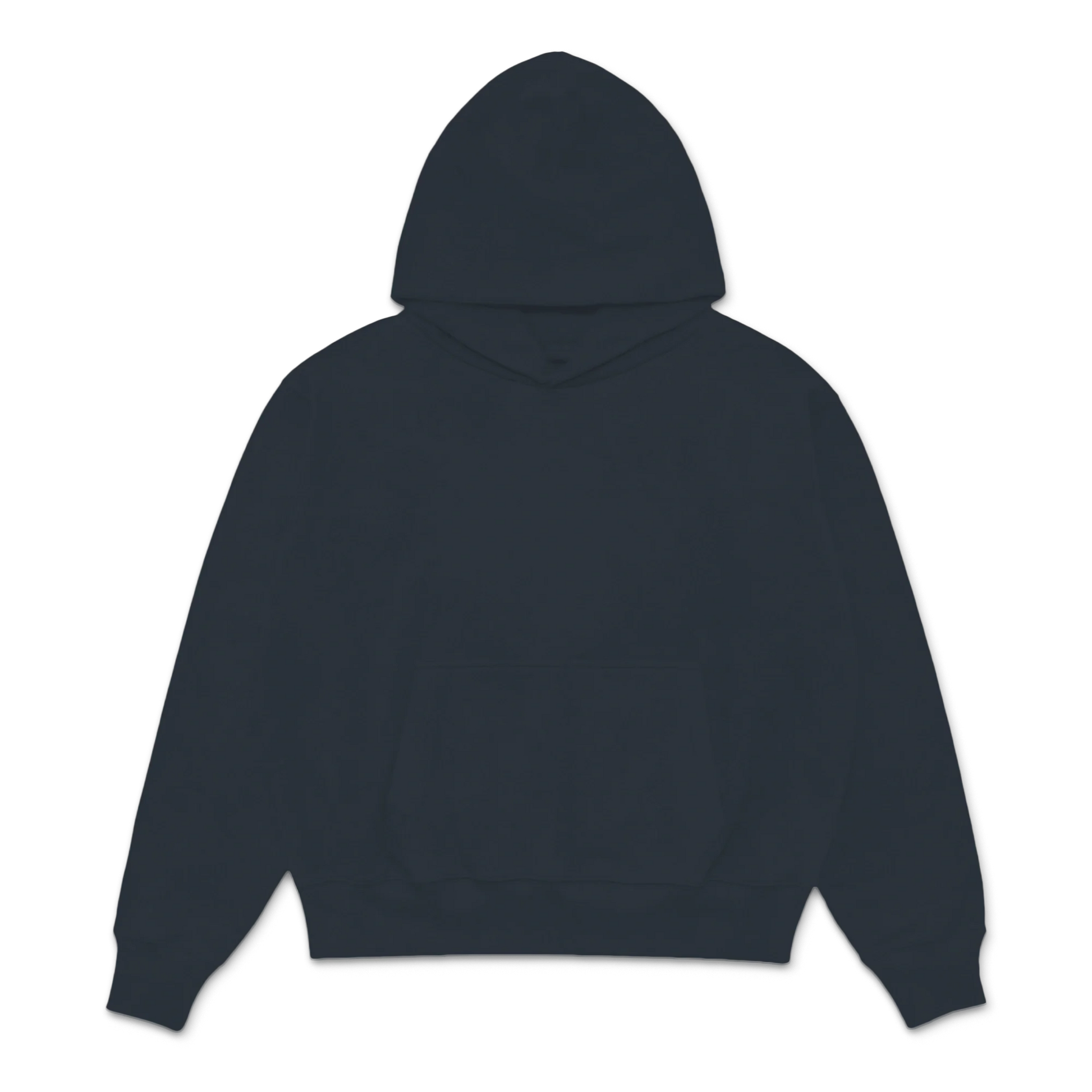 Custom Print Hoodie — Navy front