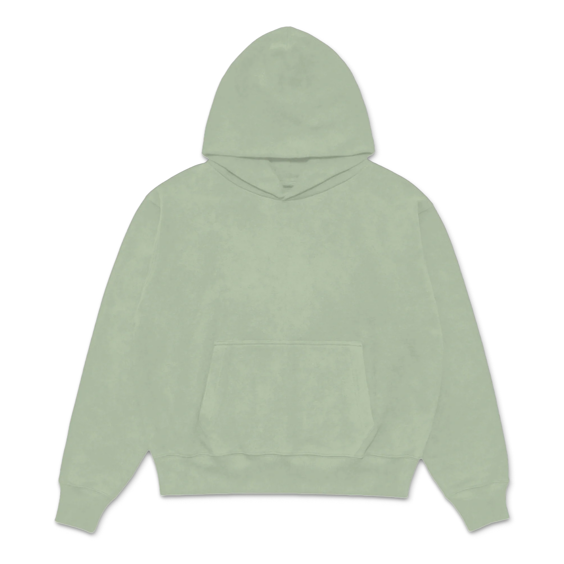 Custom Print Hoodie — Oil Green front