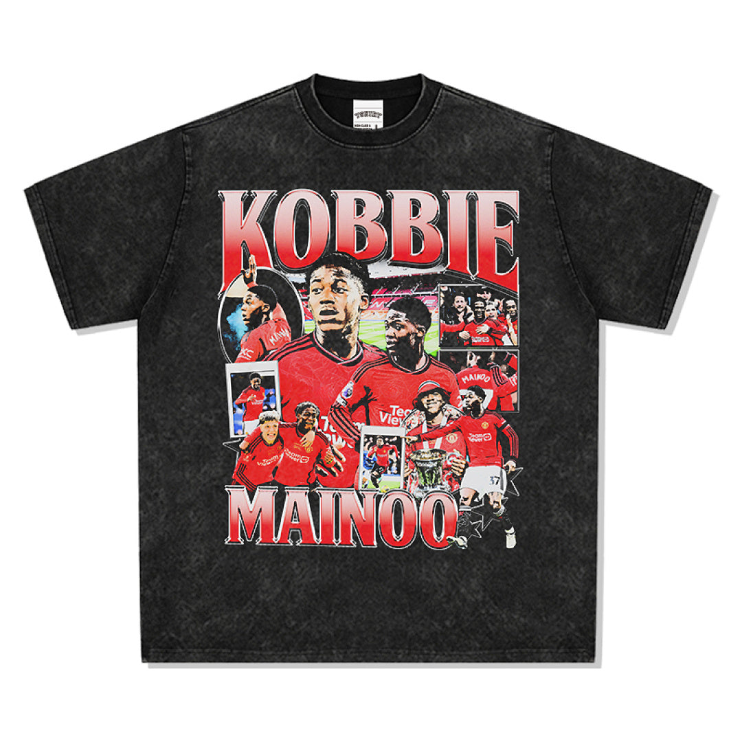 Kobbie Mainoo Tee - Washed Black