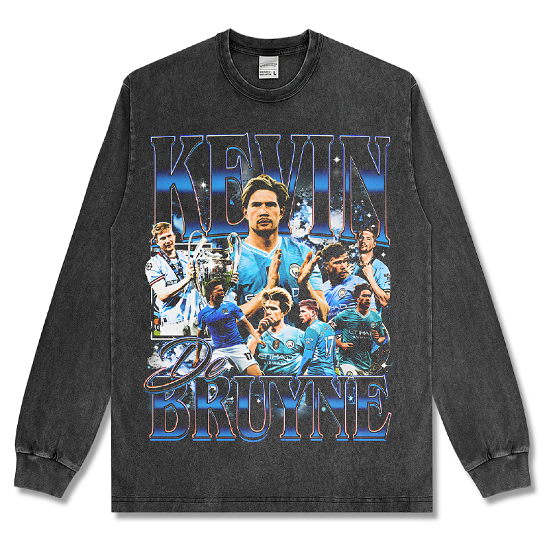 Kevin De Bruyne Sweatshirt - Washed Black
