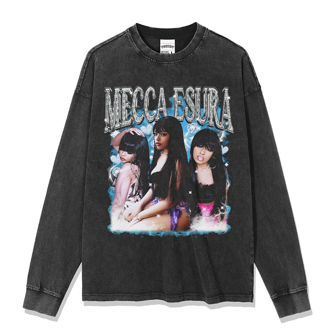 Mecca Esura Sweatshirt - Washed Black