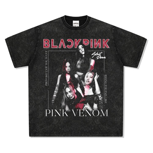 BLACKPINK Tee - Washed Black