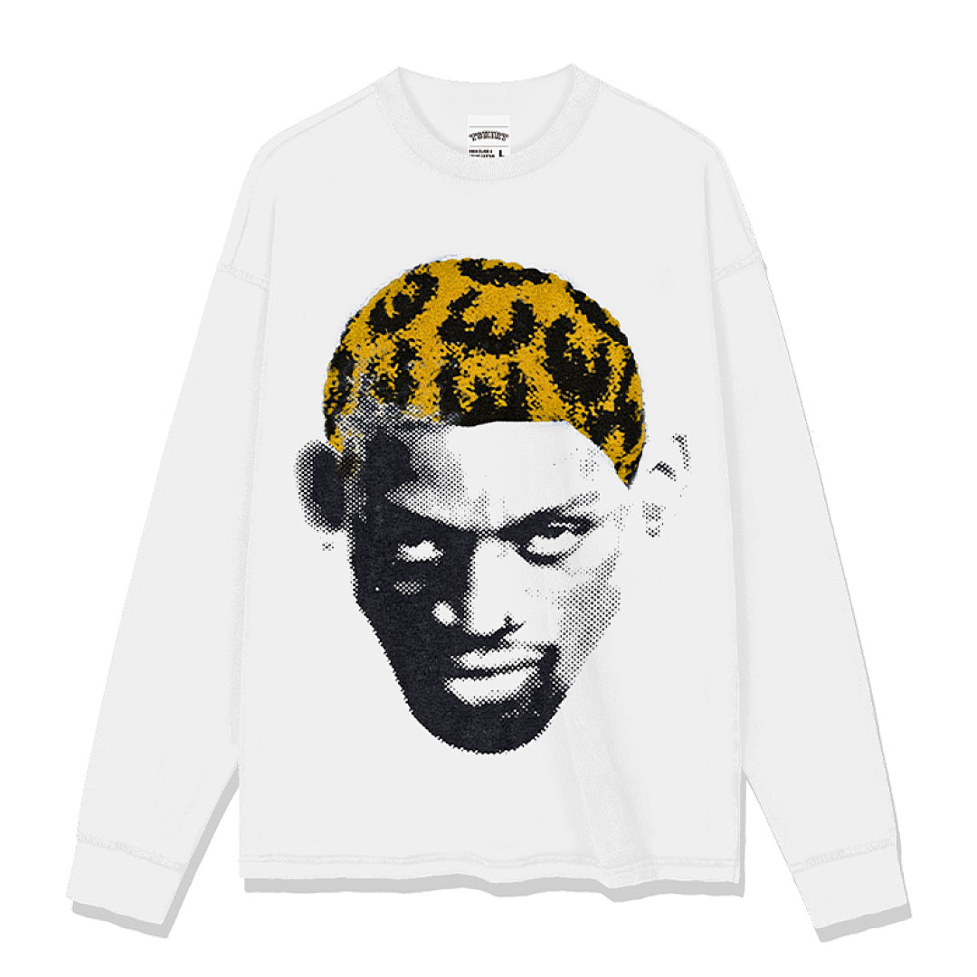 Dennis Rodman Sweatshirt - White