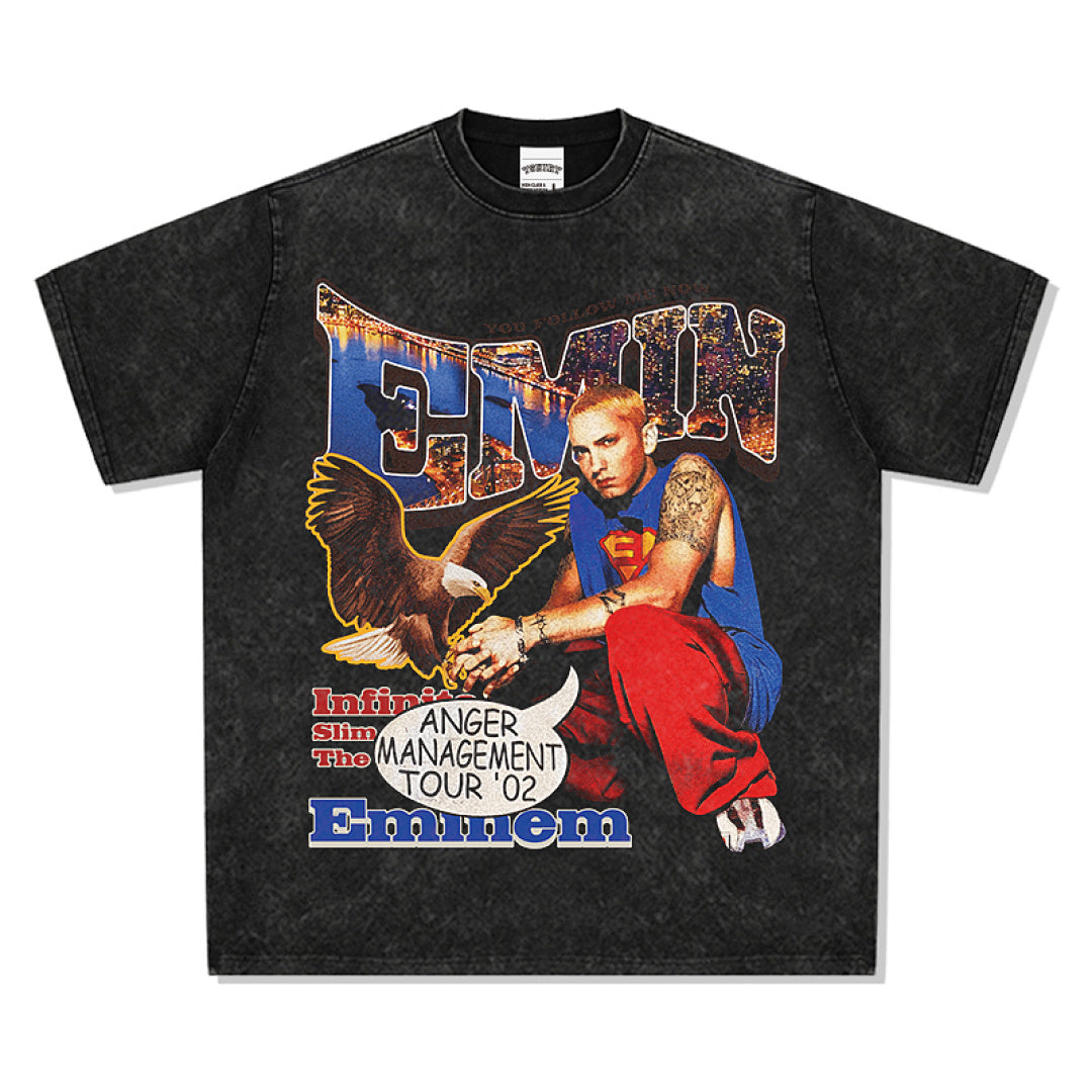 eminem Tee - Washed Black