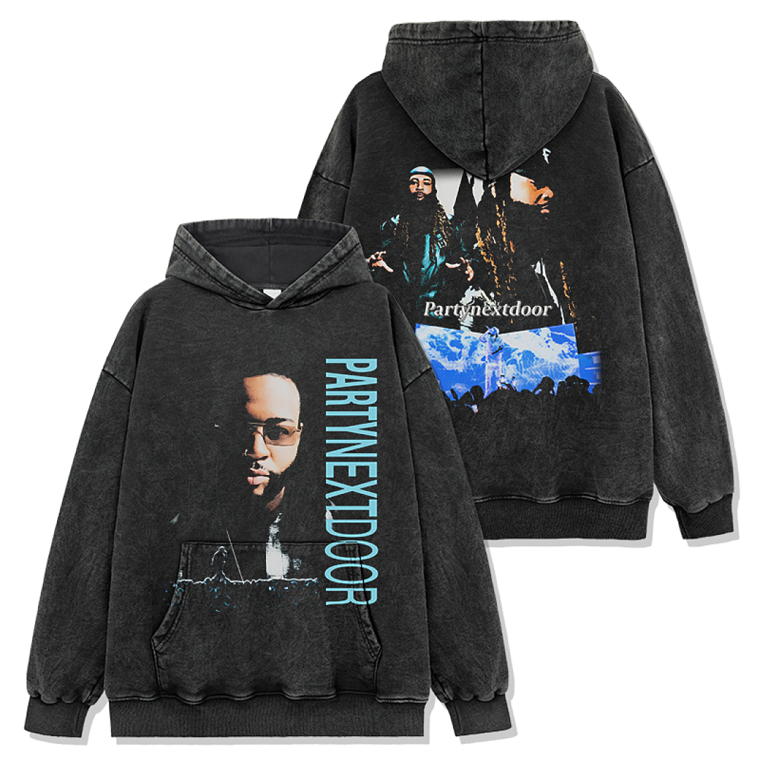 PartyNextDoor Hoodie - Washed Black