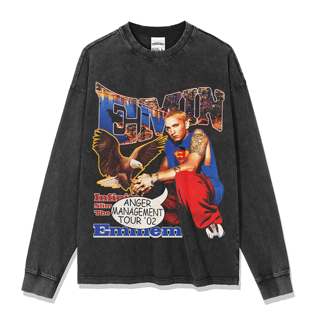 eminem Sweatshirt - Washed Black
